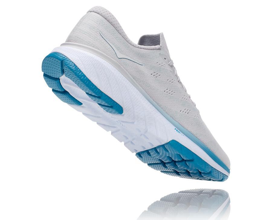 Hoka One One Cavu 3 Löparskor Herr - Vita/Blå - RMBZJ-3825